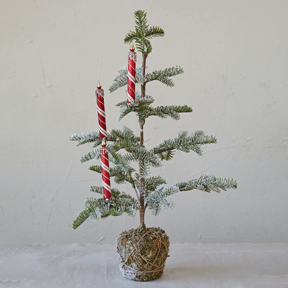 Shop For 6 inch Glass Candle Clip - on Candle (Set of 3)