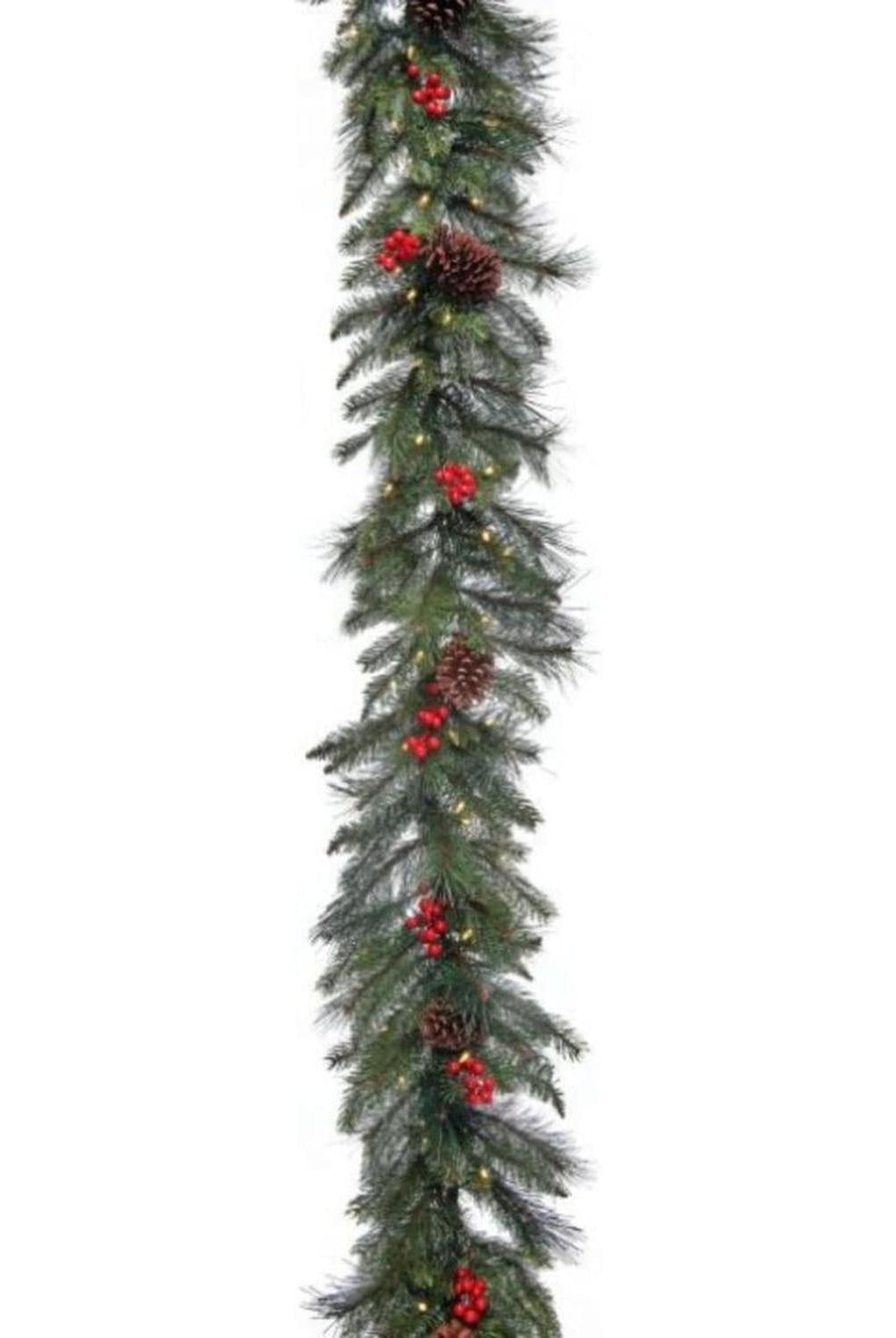 Shop For 6' LED Forest Berry Fir Garland