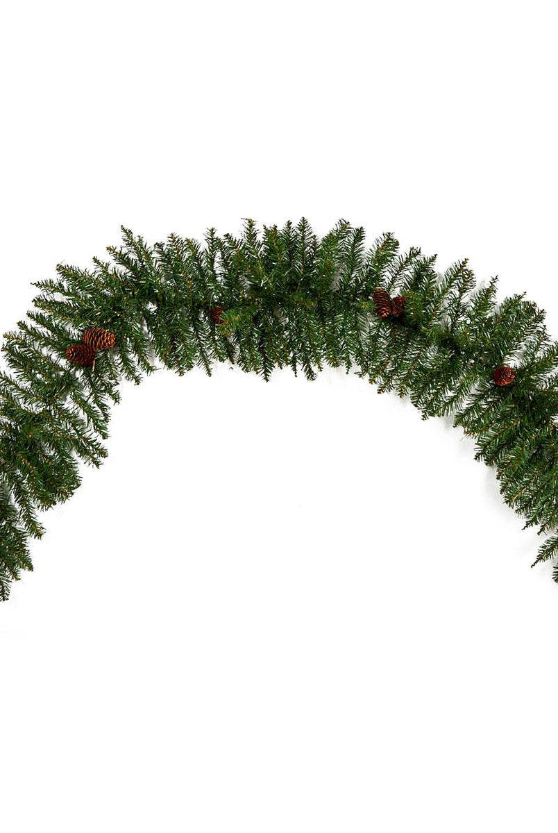 Shop For 6' LED Mixed Alaskan Pines and Pinecones Garland