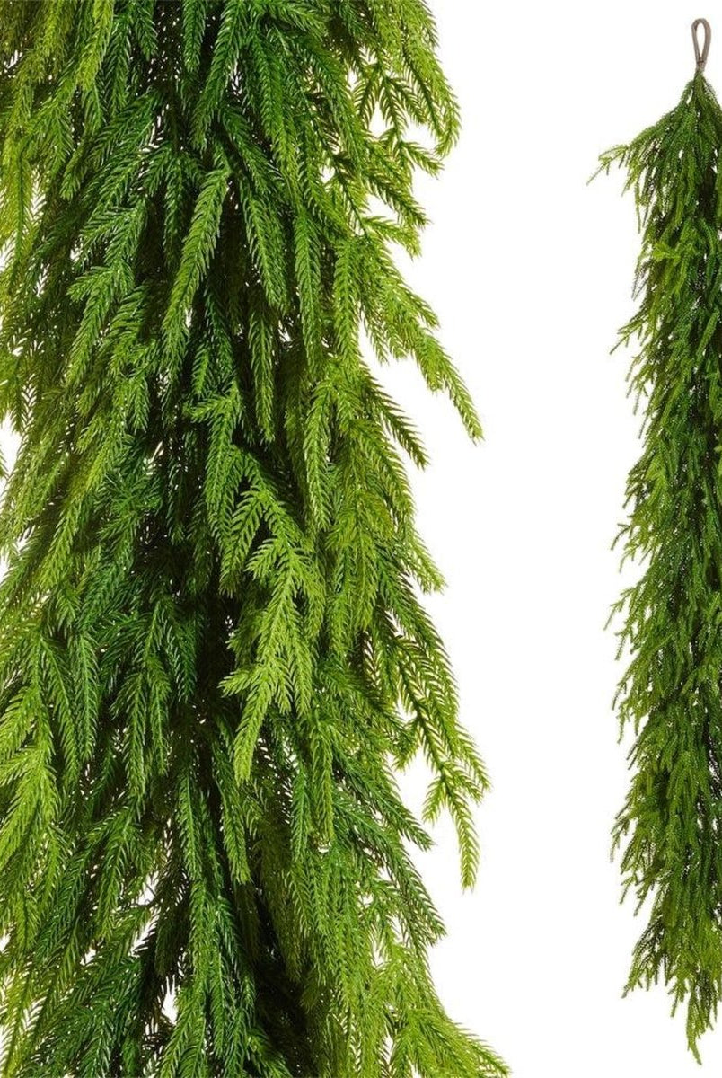Shop For 6' Norfolk Pine Real Feel Christmas Garland