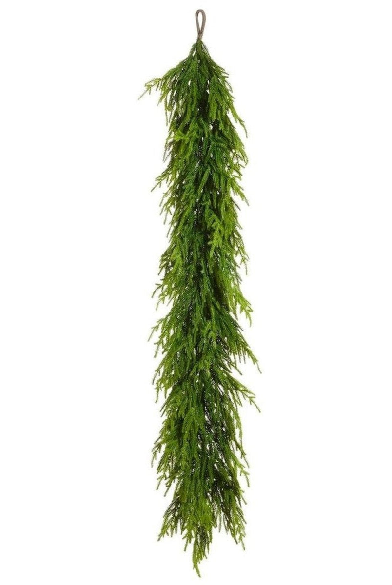 Shop For 6' Norfolk Pine Real Feel Christmas Garland