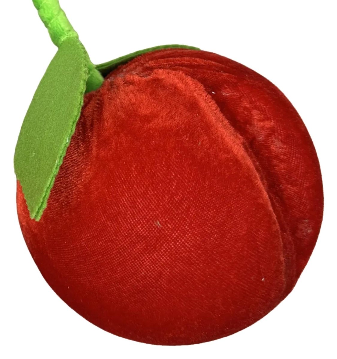 Shop For 6" Plush Cherry Wreath Accent