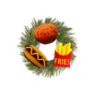 Shop For 6" Plush Fries Wreath Accent