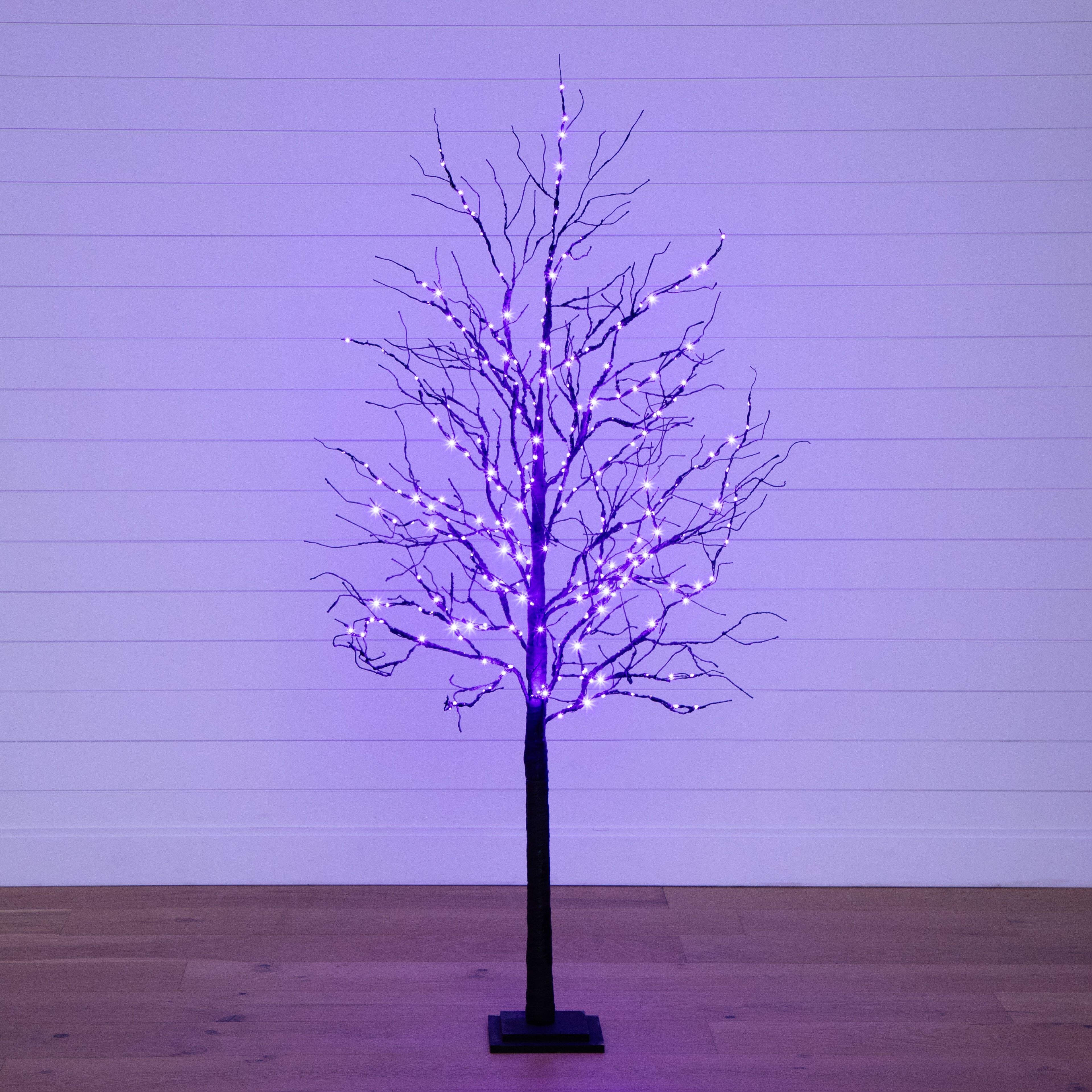 Shop For 6’ Pre - Lit Halloween Deluxe Black Twig Artificial Tree