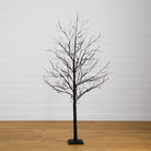 Shop For 6’ Pre - Lit Halloween Deluxe Black Twig Artificial Tree
