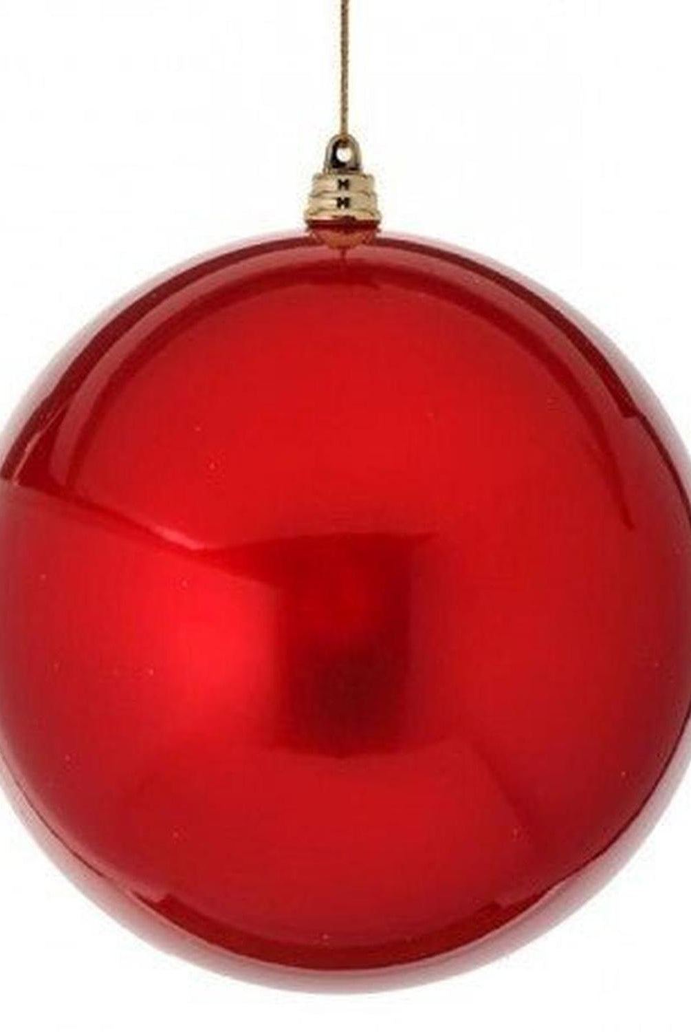 6" Red Candy Apple Ball Ornament