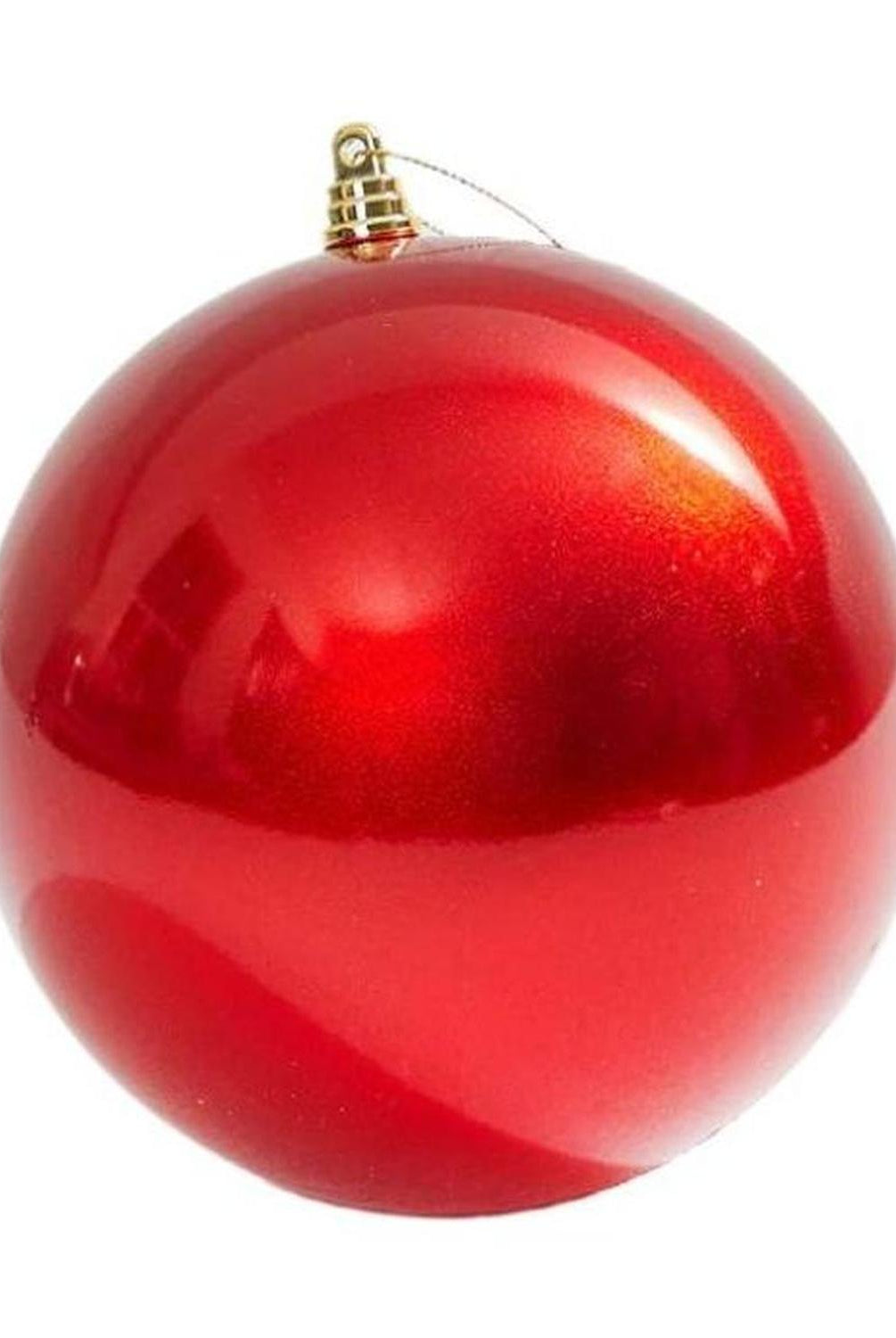 6" Red Candy Apple Ball Ornament