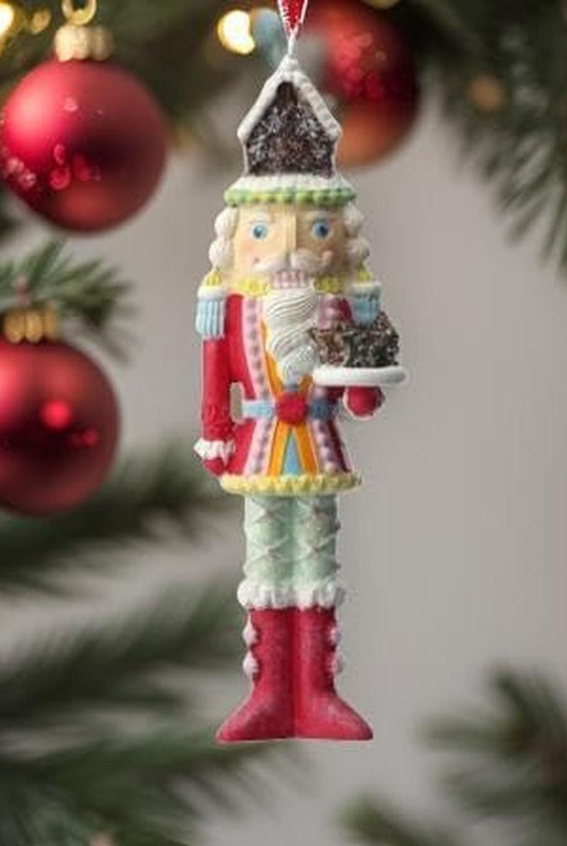 Shop For 6" Resin Candy Nutcracker w/Cake Ornament