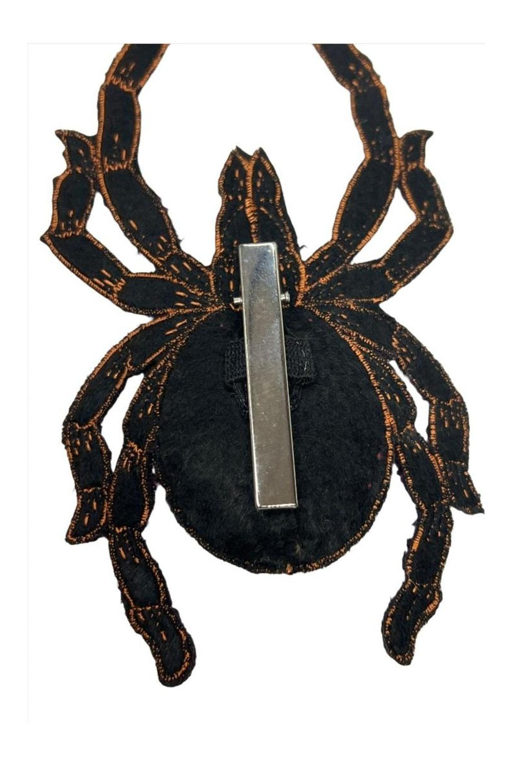 Shop For 6" Velvet Spider Clip: Black/Purple at Michelle's aDOORable Creations