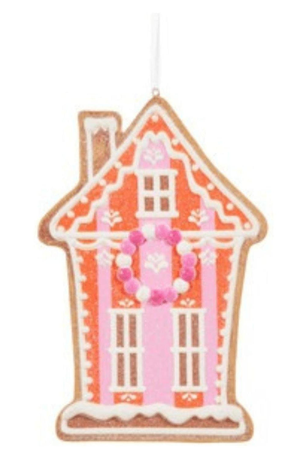 6" Vivid Jolly Gingerbread House Ornament