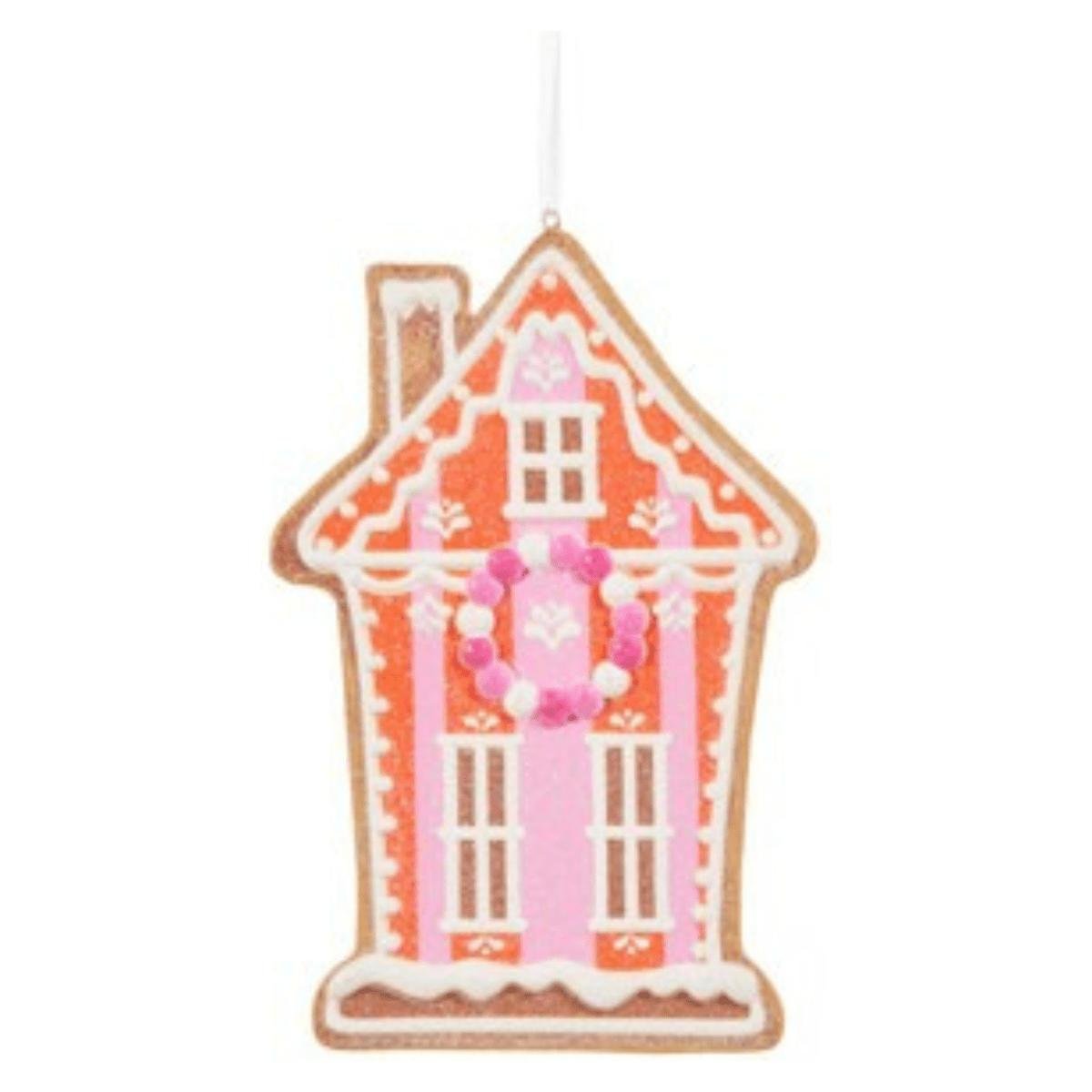 Shop For 6" Vivid Jolly Gingerbread House Ornament