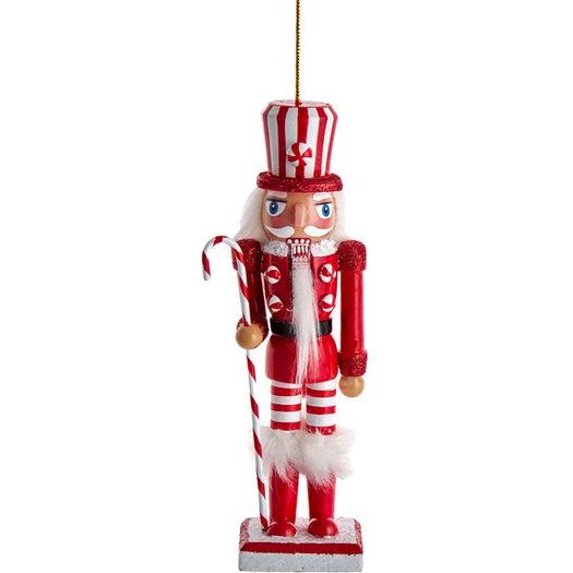 Shop For 6" Wooden Peppermint Nutcracker Ornaments