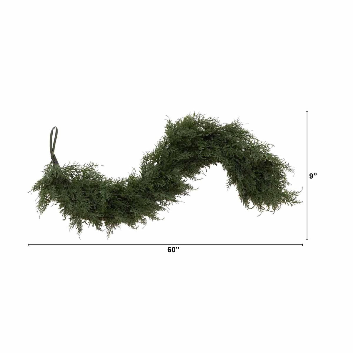 Shop For 60” Artificial Cedar Garland