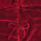 Shop For 60in Plush Wine Velvet Christmas Tree Skirt