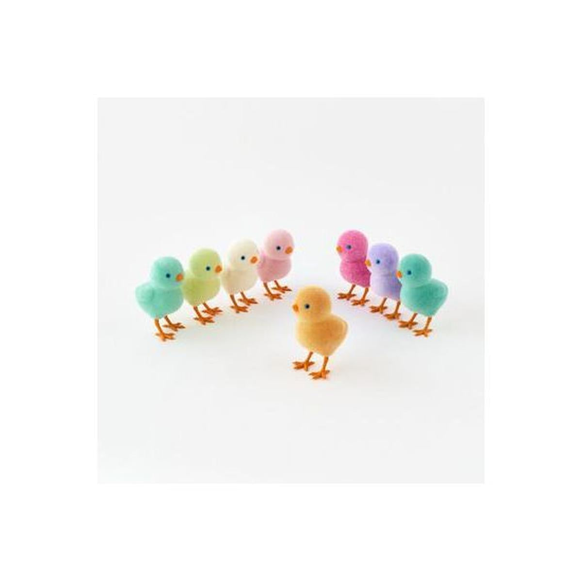 Shop For 6.5" Flocked Baby Chick (Assorted Colors)