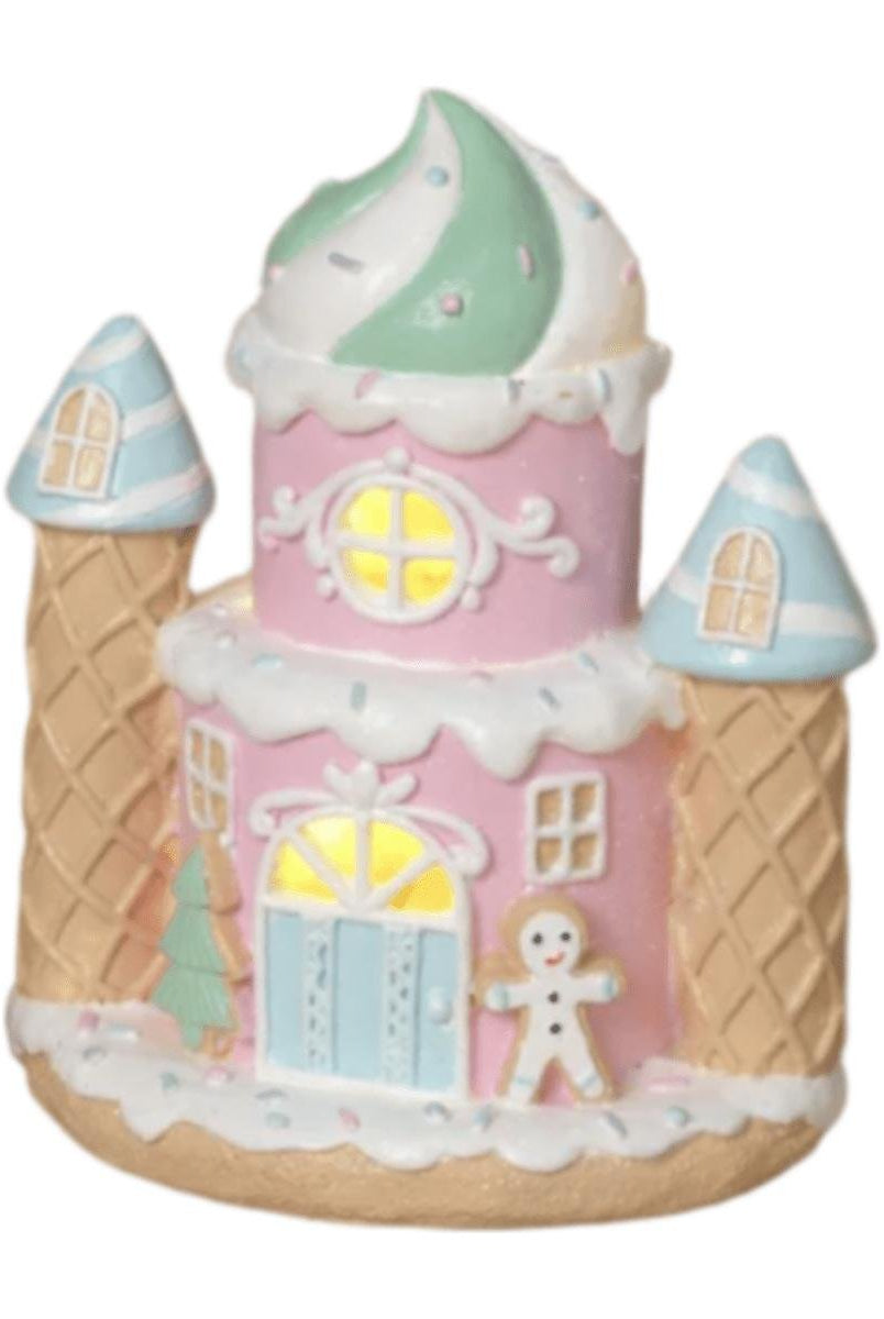 Shop For 6.5" Lighted Resin Holiday Ice Cream House