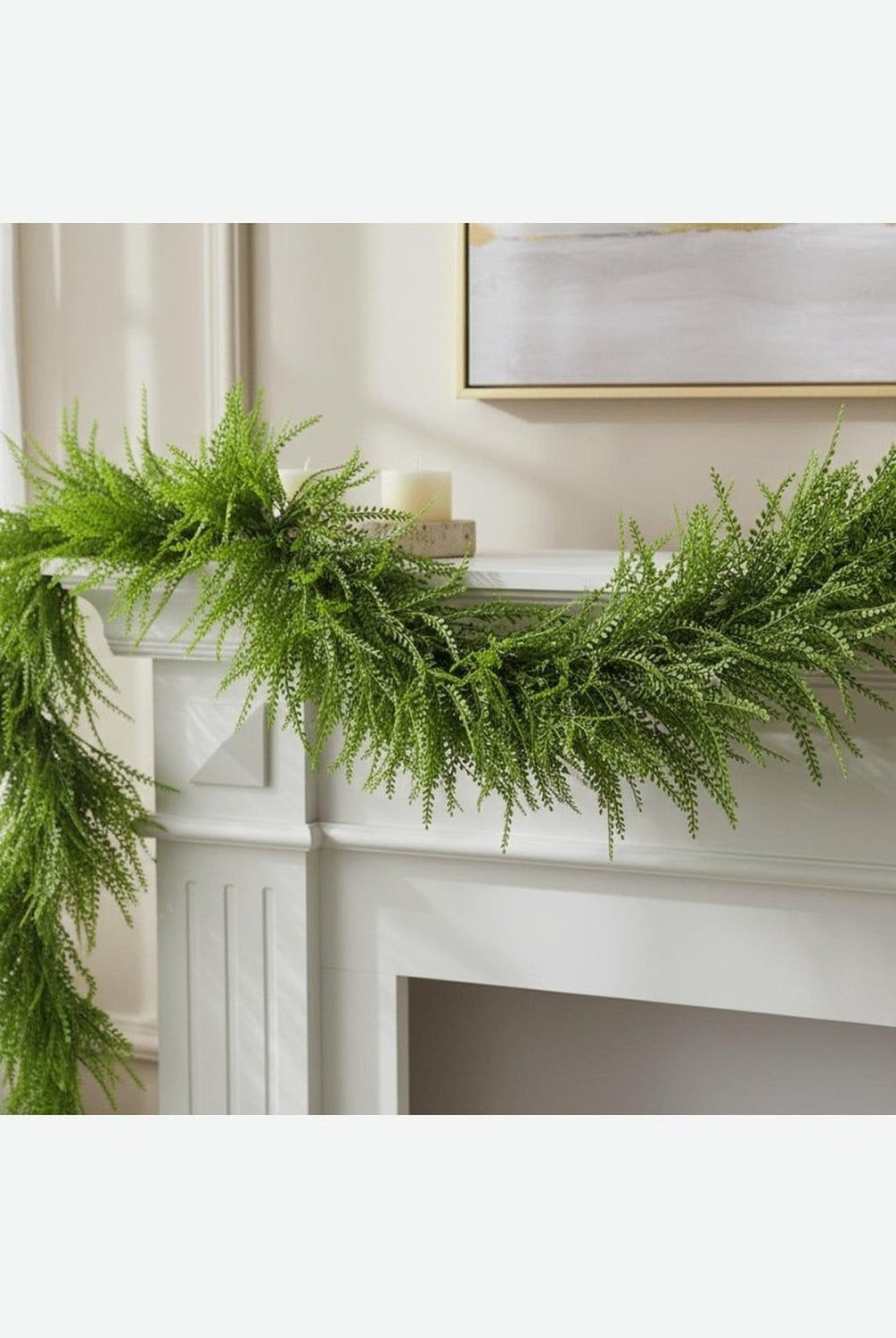 Shop For 68" Deluxe Bead Grass Garland: Spring Green