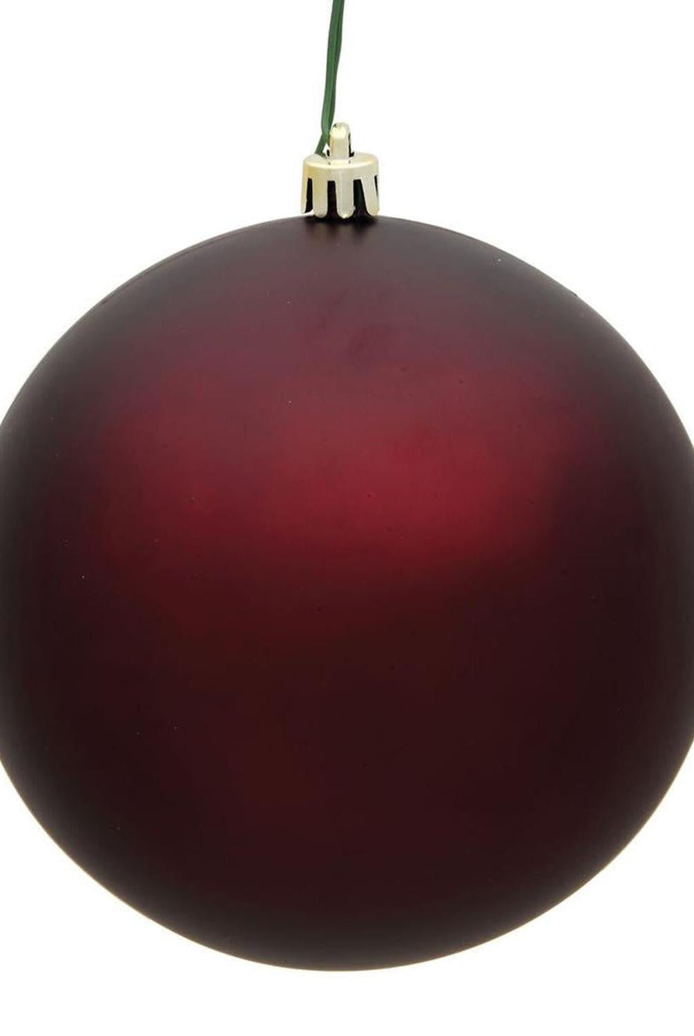 6in Burgundy Christmas Ornament Assortment (Set of 4)