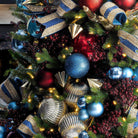 Shop For 6in Denim Blue Pearl Ball Ornament (4 pack)