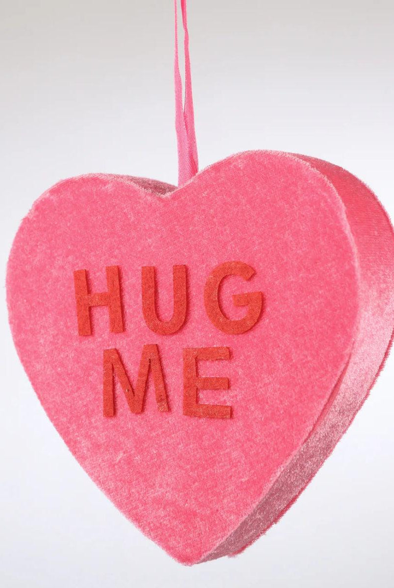 Shop For 6in Hug Me Hanging Heart: Pink