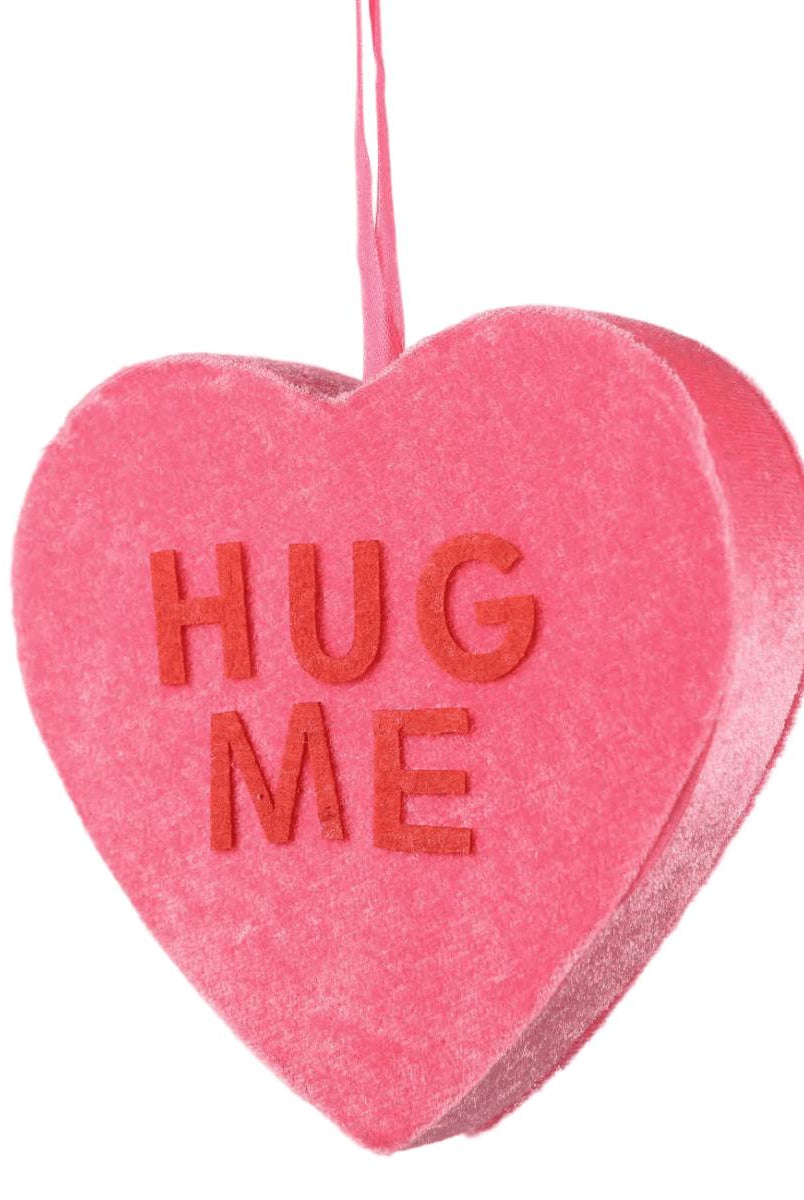 Shop For 6in Hug Me Hanging Heart: Pink