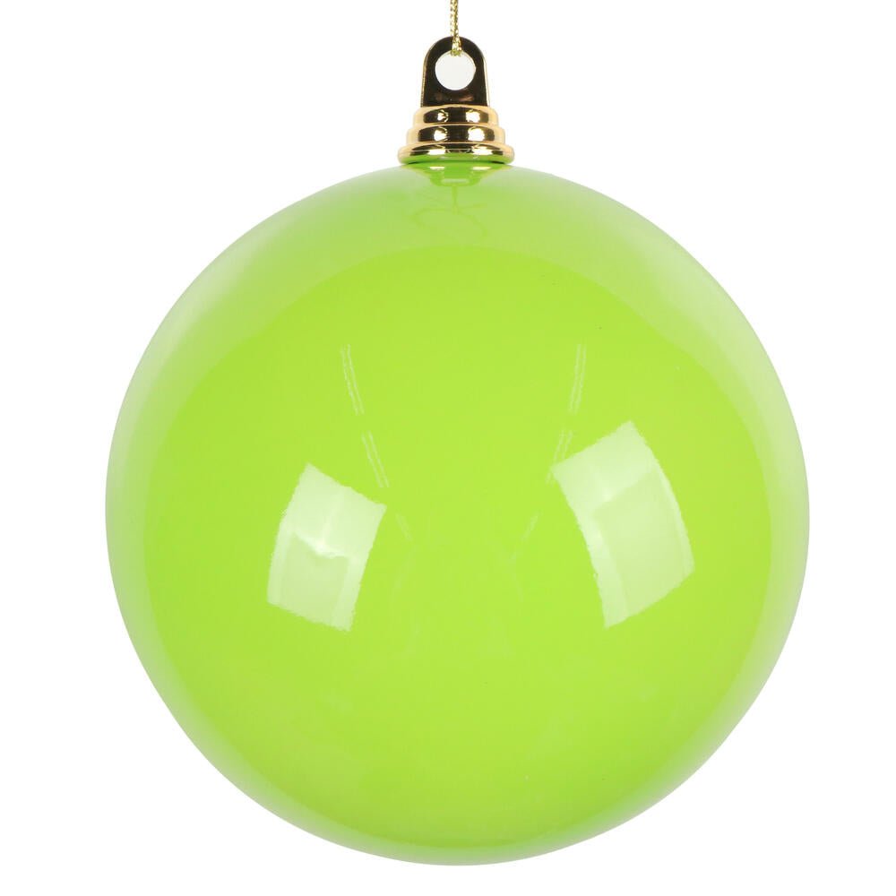 Shop For 6in Lime Green Enamel Ball (Set of 2)