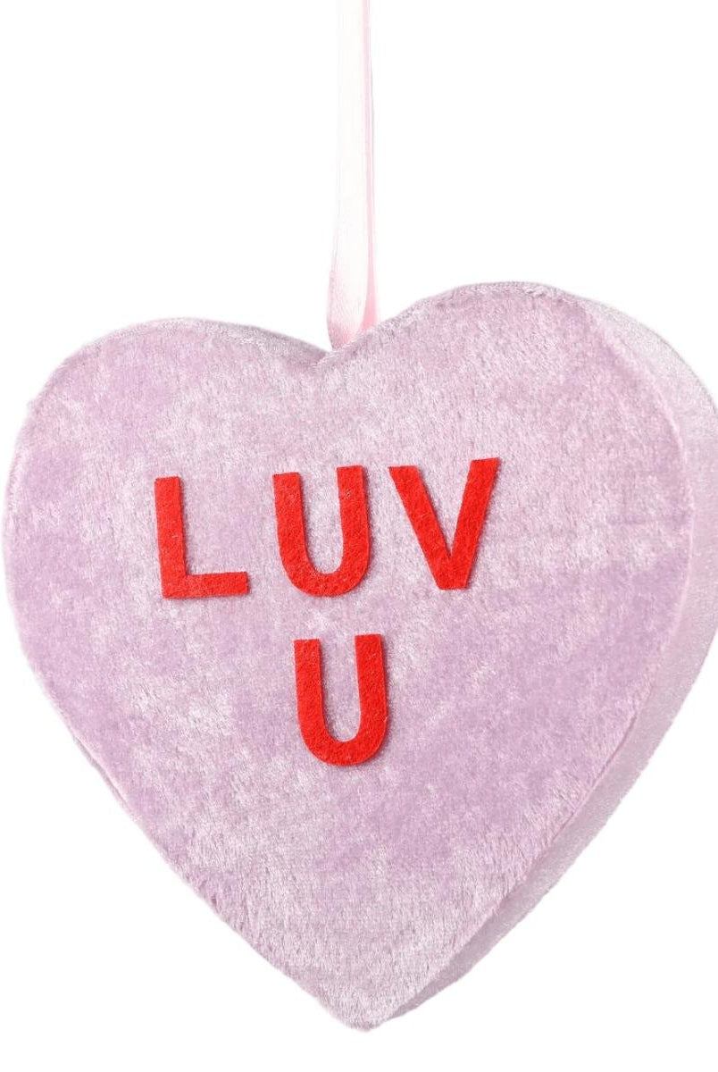 Shop For 6in Luv U Hanging Heart: Lt. Purple
