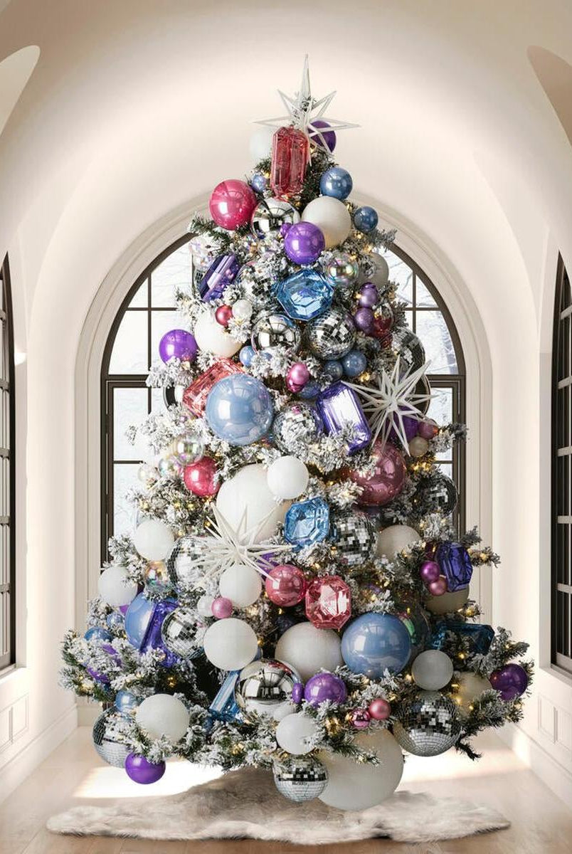 Shop For 6in Pink Pearl UV Drilled Ball Ornament (4 pack)