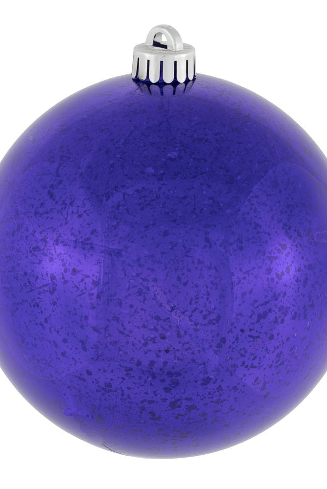 Shop For 6in Purple Mercury Ball Ornament, 4 per Bag