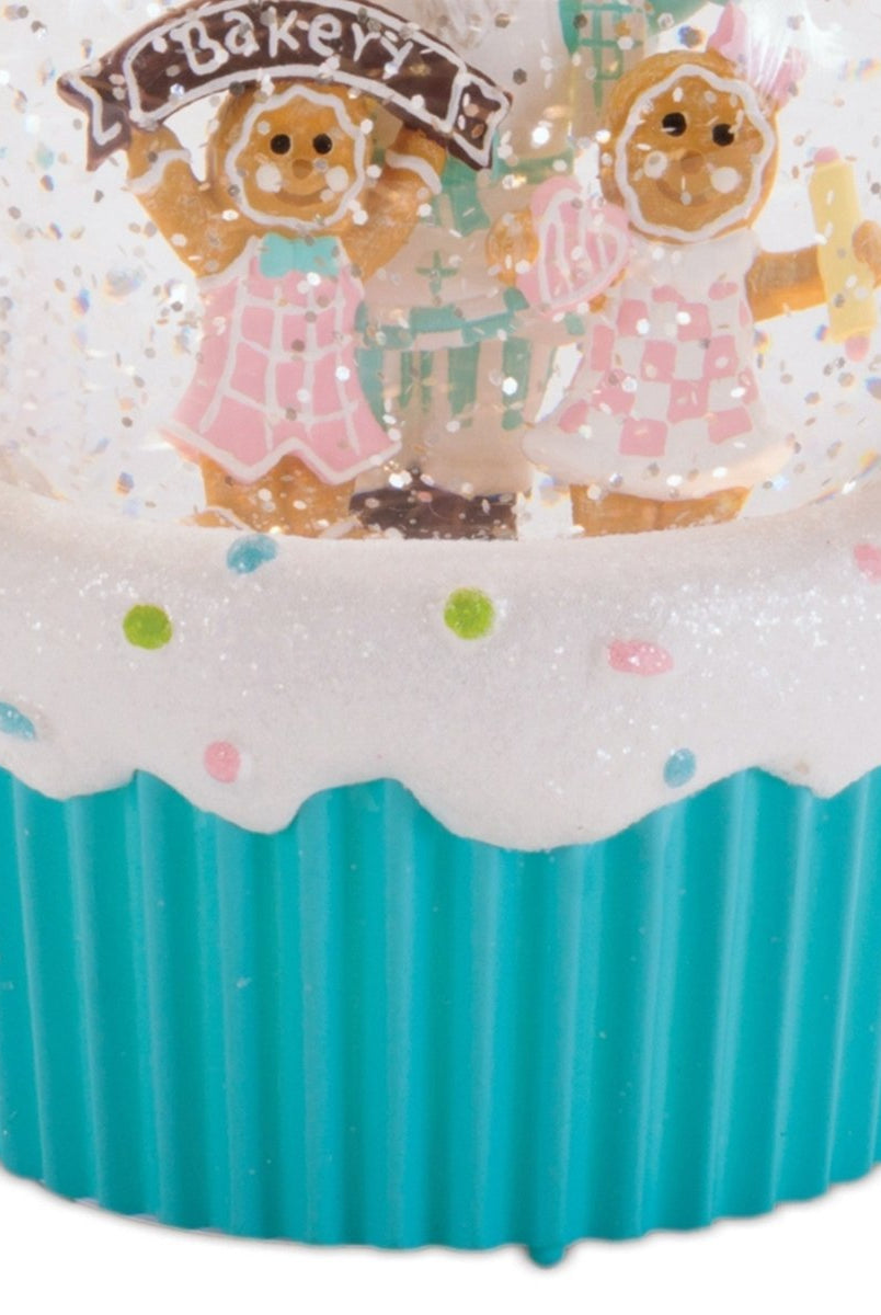 Shop For 7" Cupcake Santa Snow Globe