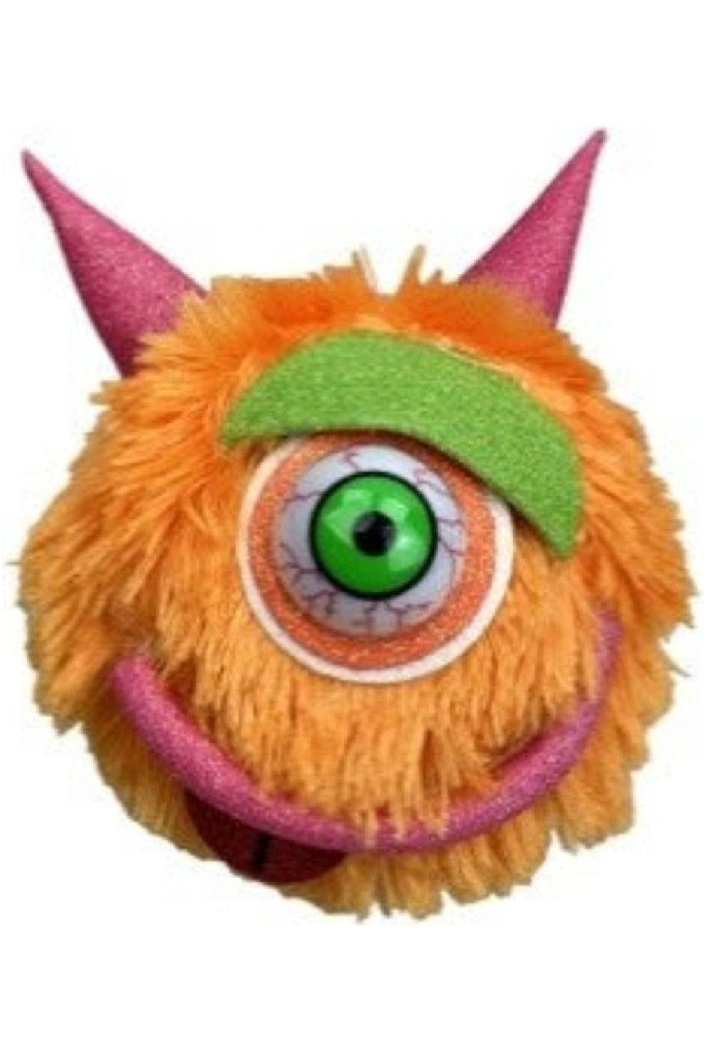 7" Furry Monster Ornament: Orange