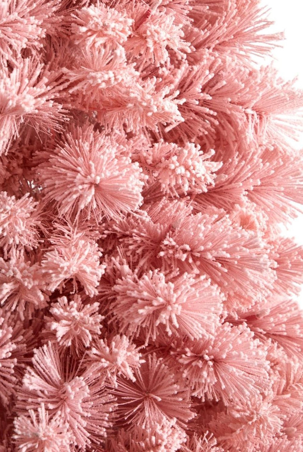 7' Holiday Pink Cashmere Christmas Tree with 300 lights and 599 Bendable Branches