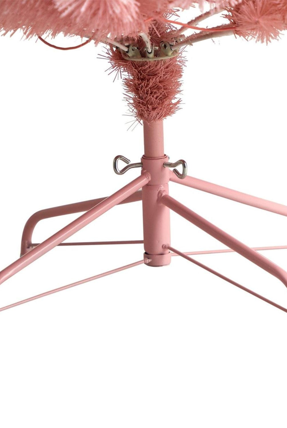 7' Holiday Pink Cashmere Christmas Tree with 300 lights and 599 Bendable Branches