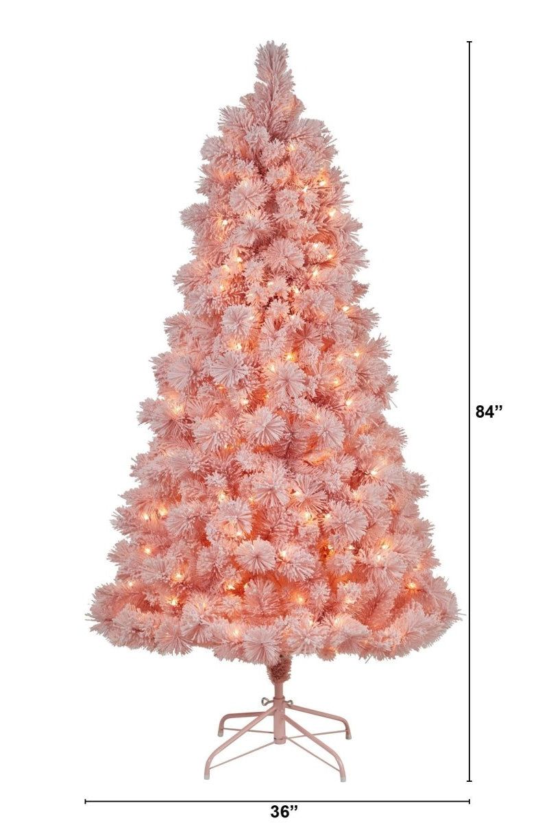 Shop For 7' Holiday Pink Cashmere Christmas Tree