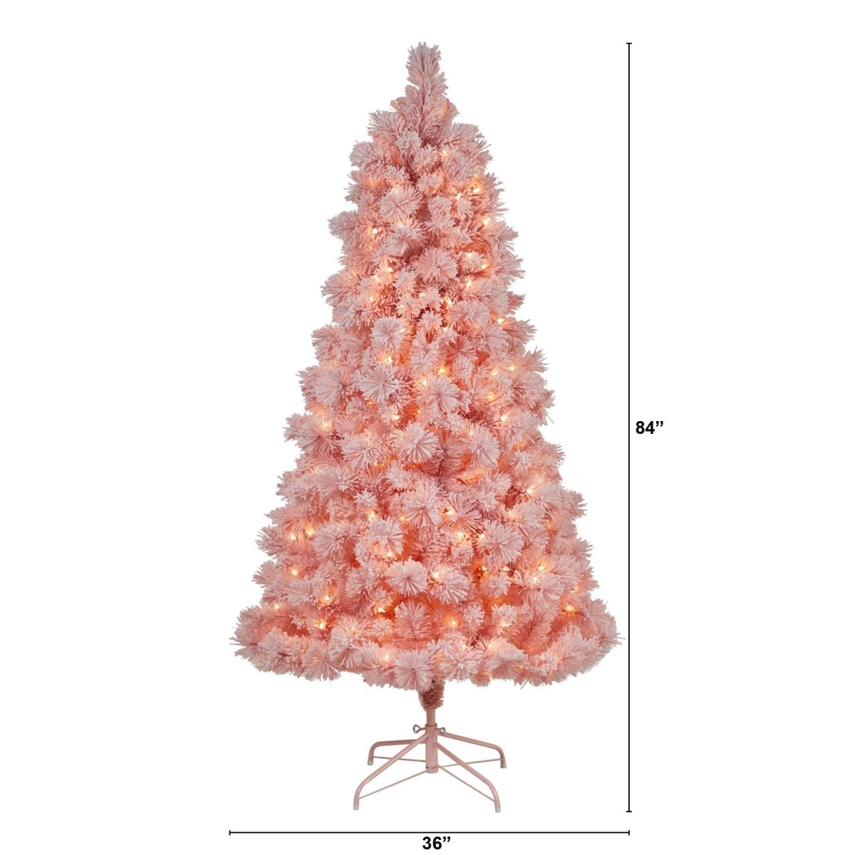 Shop For 7' Holiday Pink Cashmere Christmas Tree