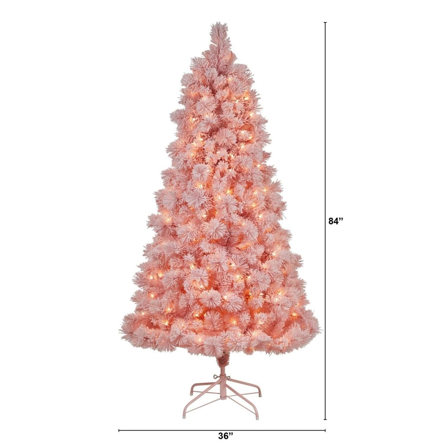 Shop For 7' Holiday Pink Cashmere Christmas Tree