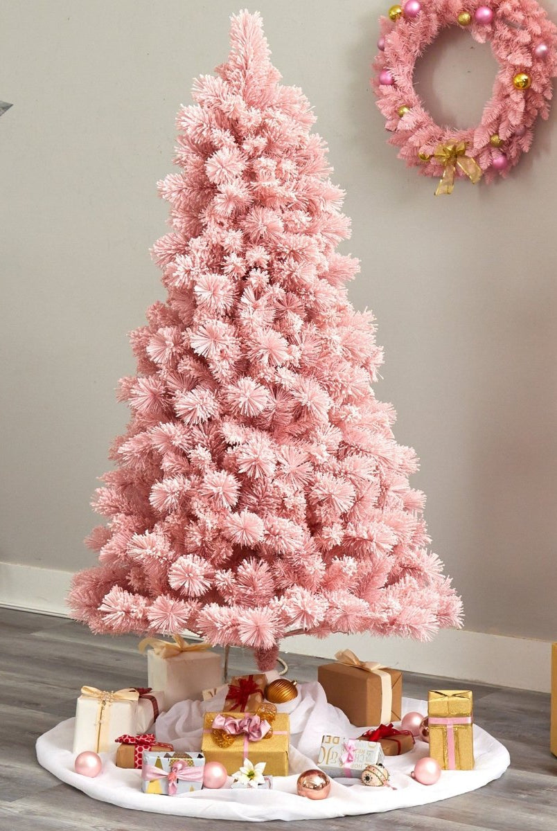 Shop For 7' Holiday Pink Cashmere Christmas Tree
