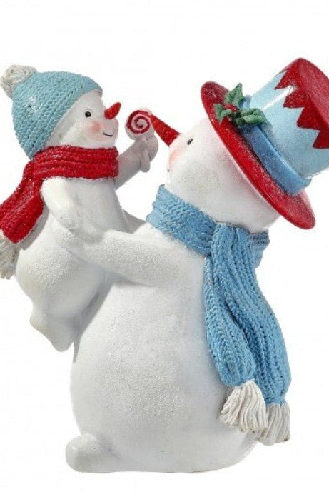 Shop For 7 inch Snowman Holding Baby