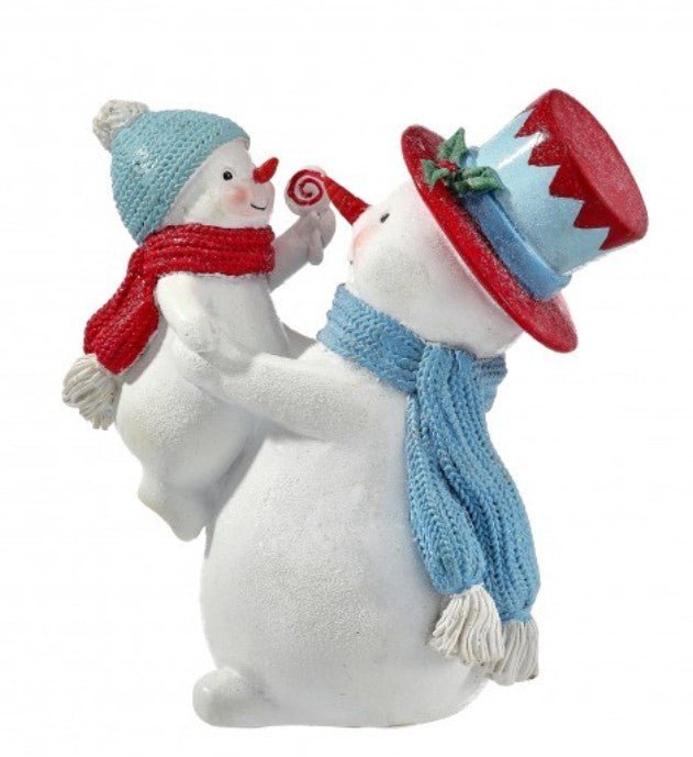 Shop For 7 inch Snowman Holding Baby