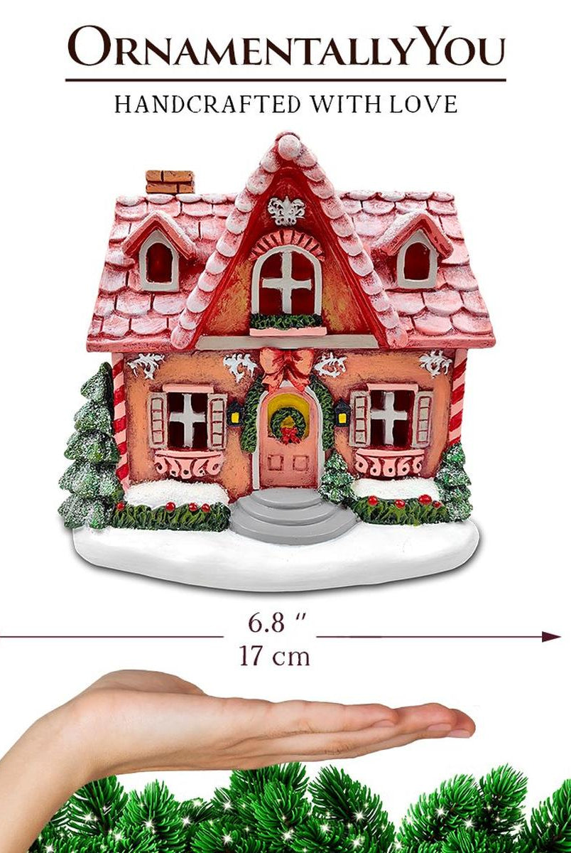 Shop For 7" LED Gingerbread Home Figurine