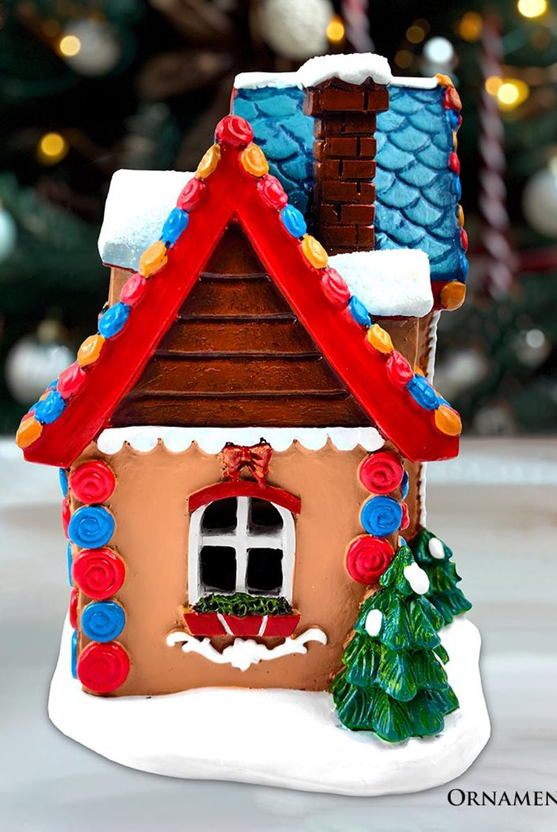 Shop For 7" LED Whimsically Sweet Gingerbread House