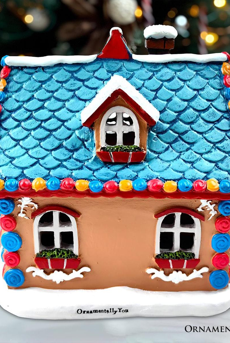 Shop For 7" LED Whimsically Sweet Gingerbread House