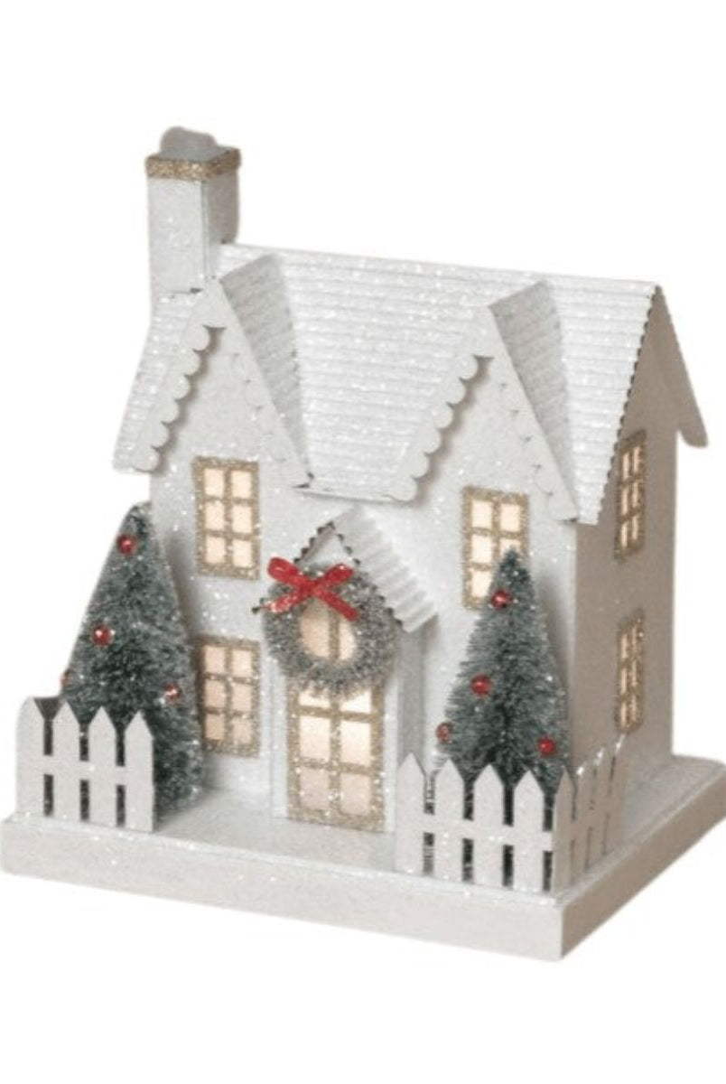 Shop For 7" Lighted Holiday House with Trees