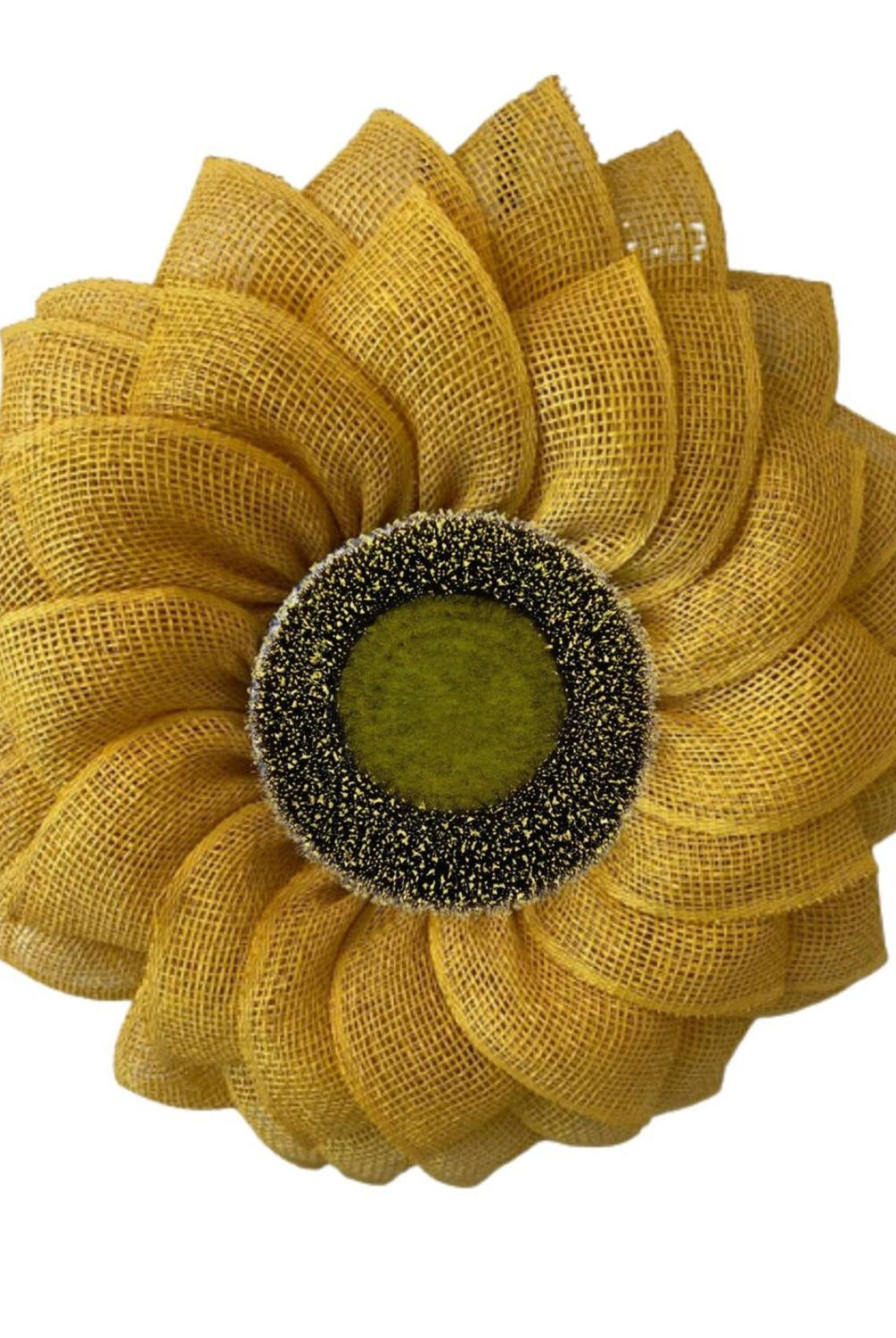 Shop For 7" Sunflower Flower Center: Yellow/Black at Michelle's aDOORable Creations