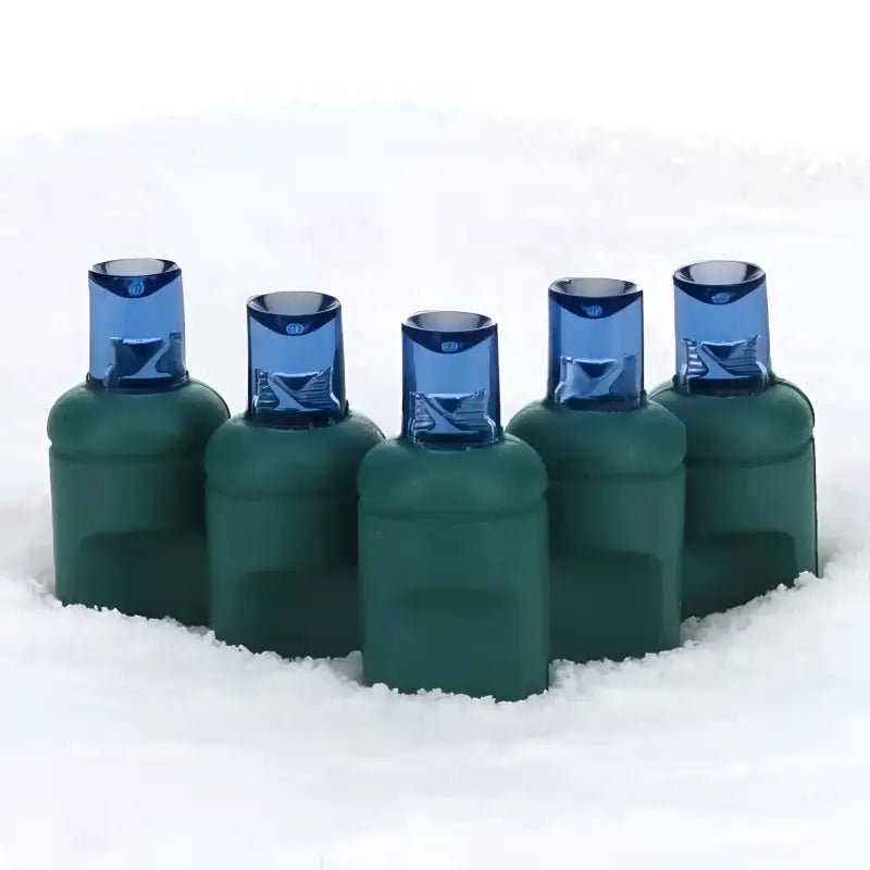 Shop For 70 5mm Blue LED Christmas Lights, 4" Spacing