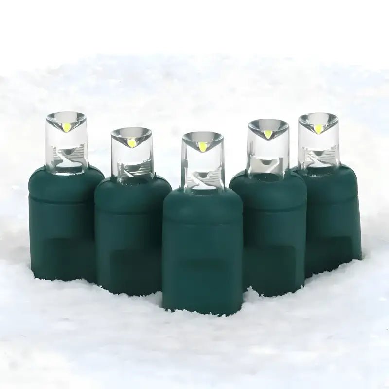 Shop For 70 5mm Cool White LED Christmas Lights, 4" Spacing