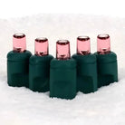 Shop For 70 5mm Pink LED Christmas Lights, 4" Spacing