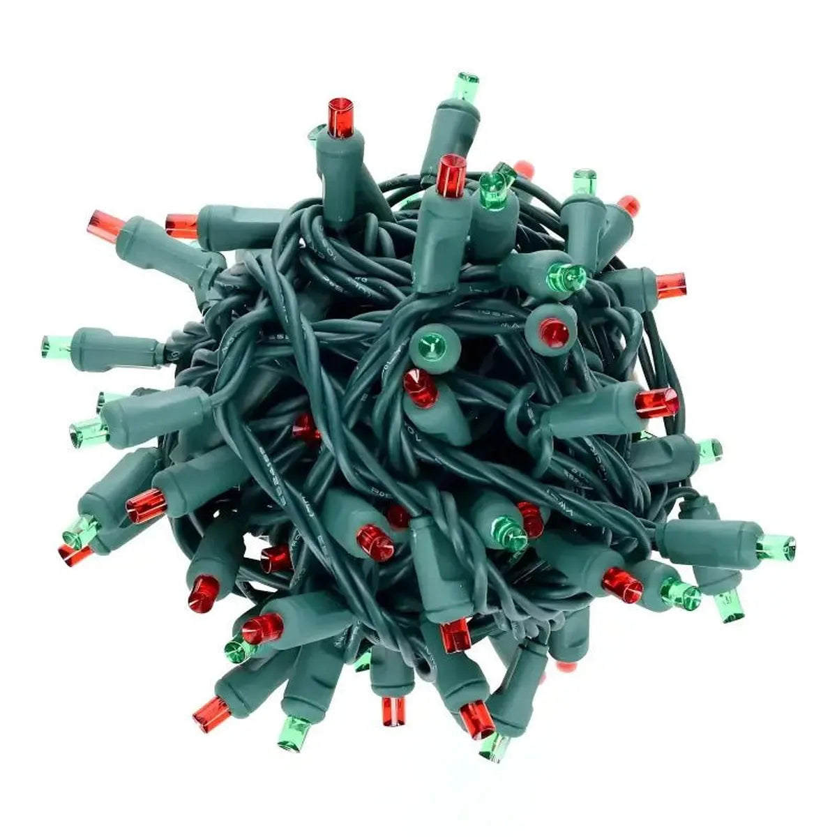 Shop For 70 5mm Red, Green LED Christmas Lights, 4" Spacing