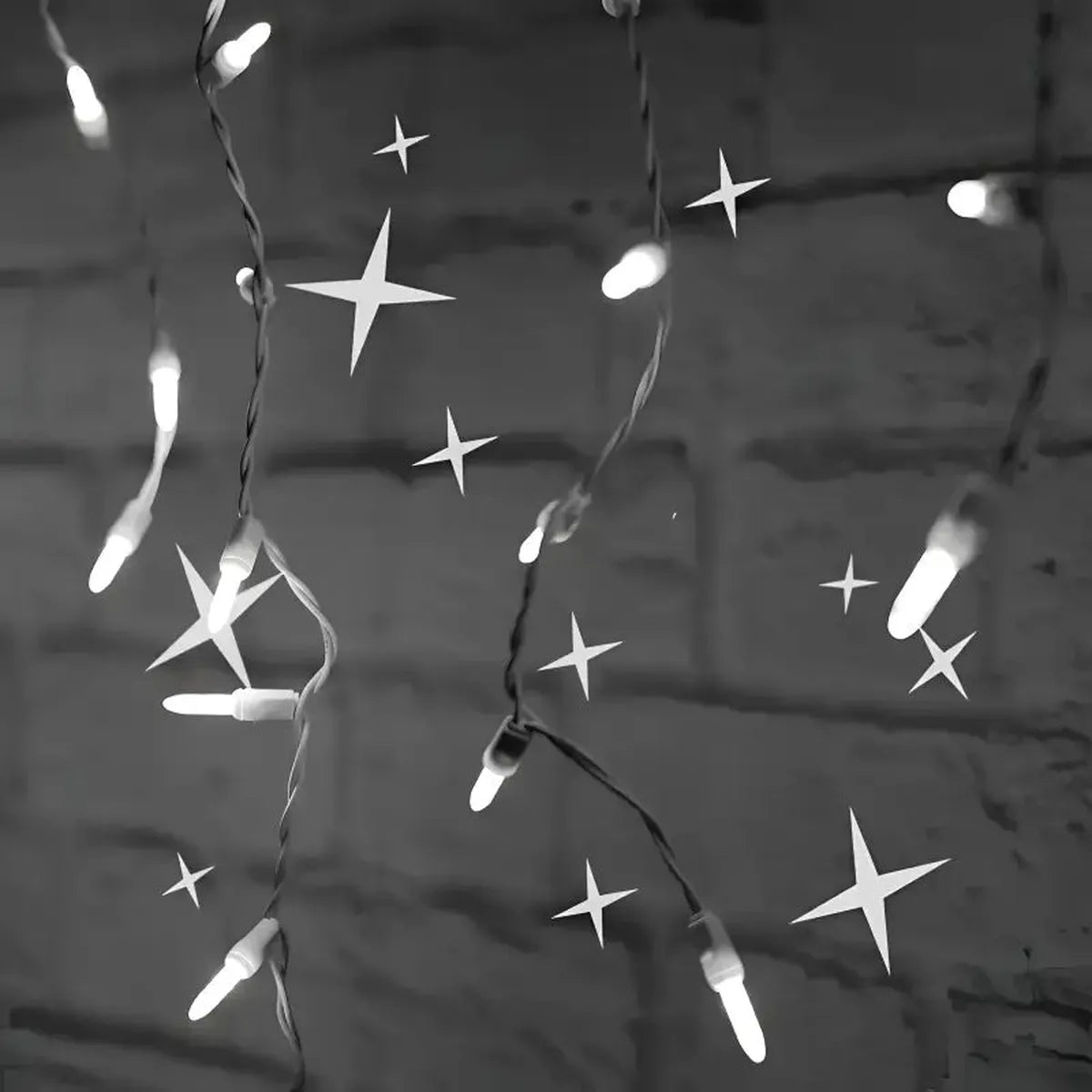 Shop For 70 M5 Cool White Twinkle LED Icicle Lights