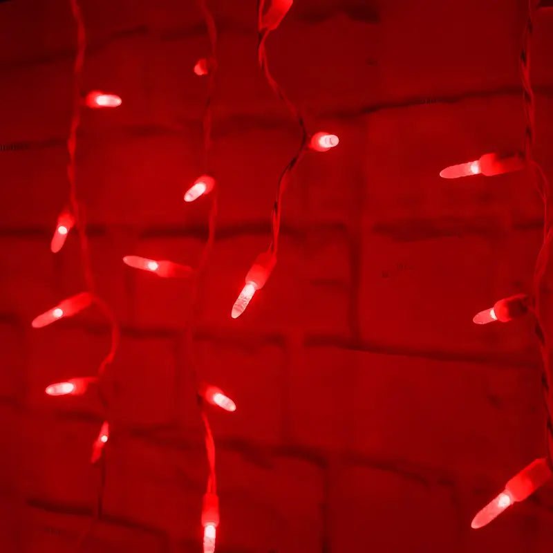Shop For 70 M5 Red LED Icicle Lights